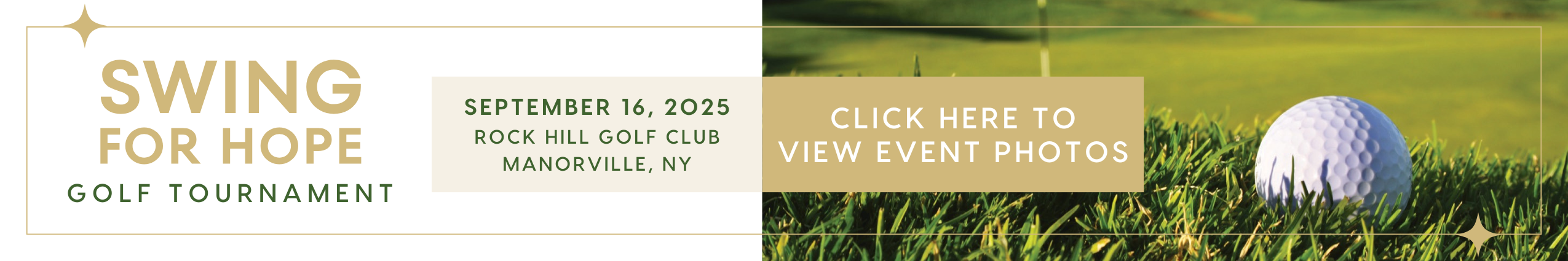 2nd Annual Swing for Hope Golf Tournament - View Event Photos Here